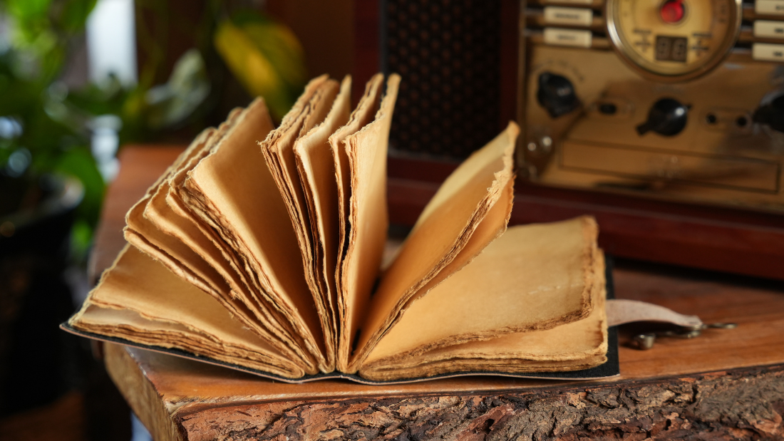 Leather Journal Vintage Paper
