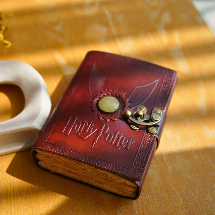 Harry Potter Leather Journal with Antique Lock