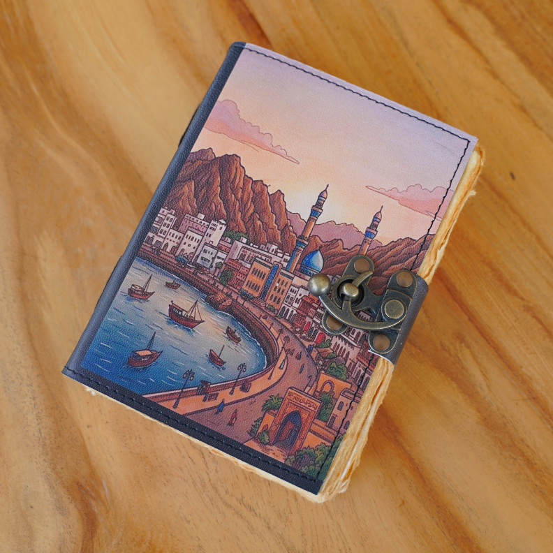 Muttrah Corniche Leather Journal