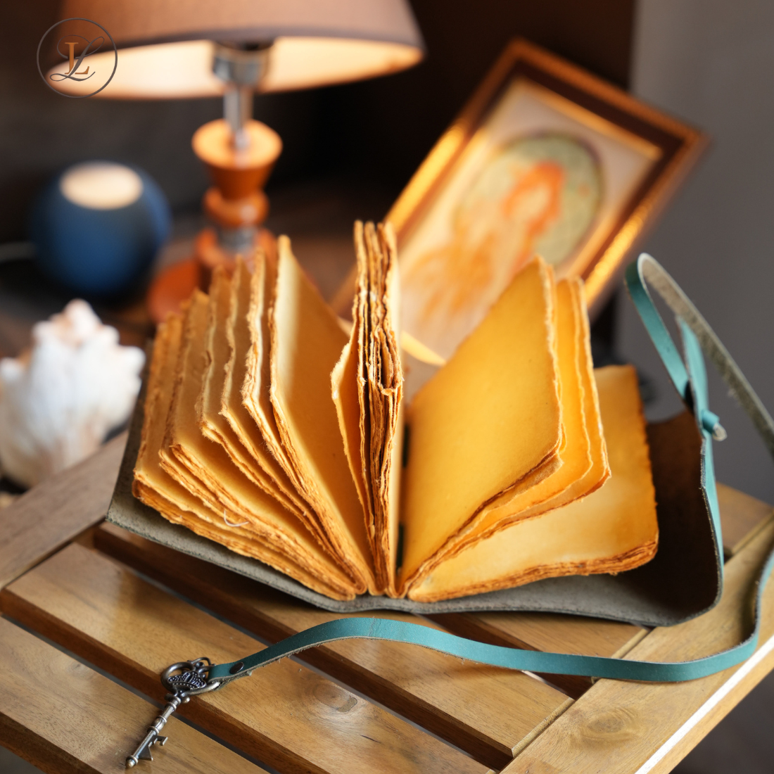 Emerald Green Leather Journal