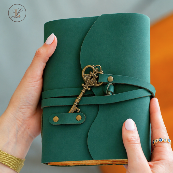 Emerald Green Leather Journal